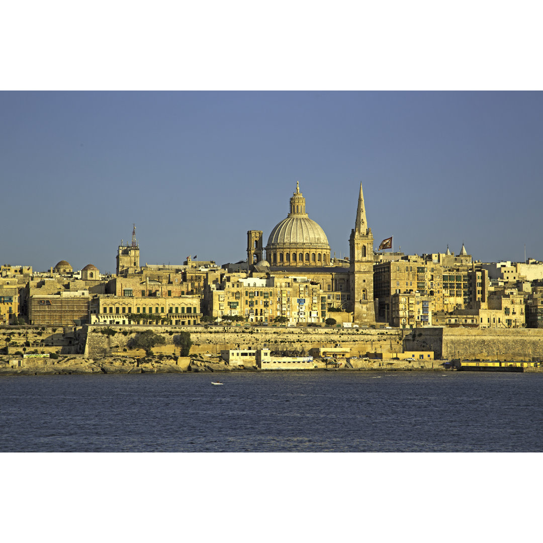 Valletta Skyline View - Kunstdrucke auf Leinwand