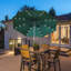 270cm Lighted Tilt Market Parasol-60643842