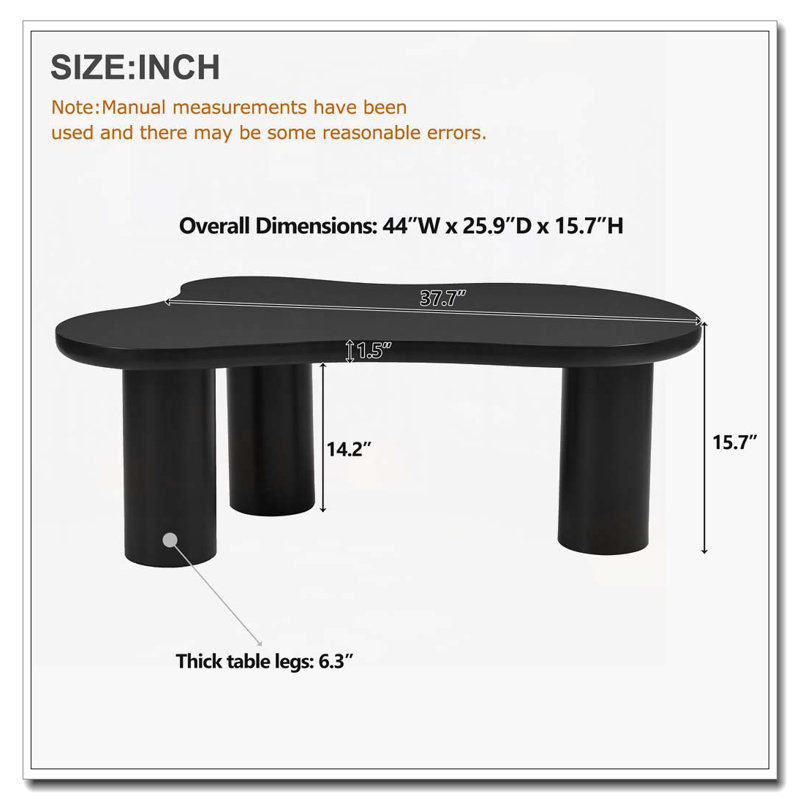 Cloud Coffee Table, Black