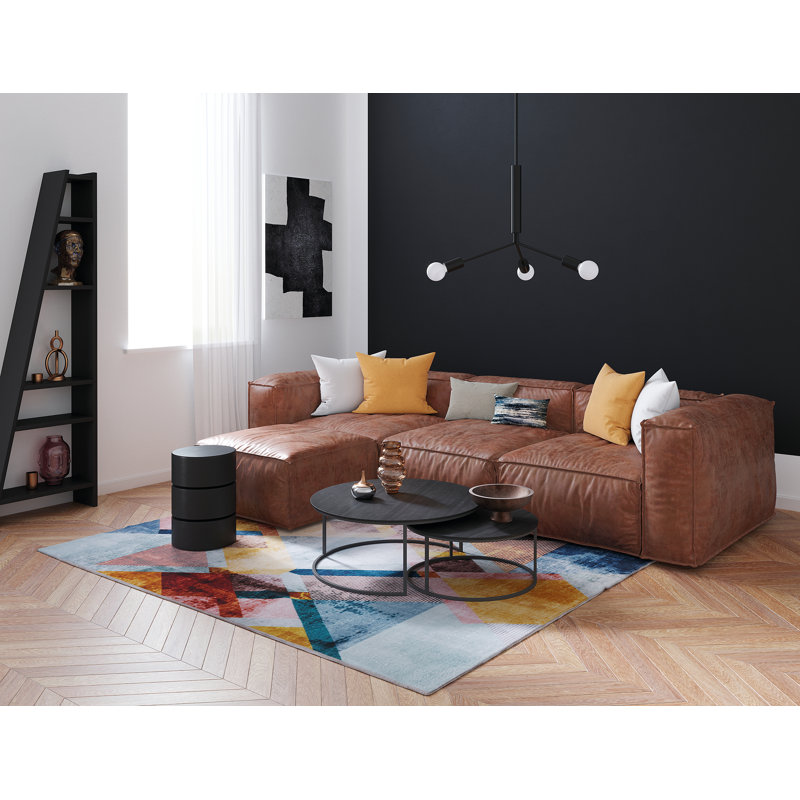 Geometric Area Rug, Rectangle 140 x 200cm