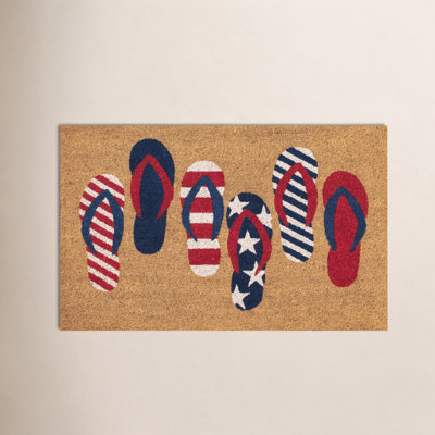 Cracraft Non-Slip Independence Day Doormat