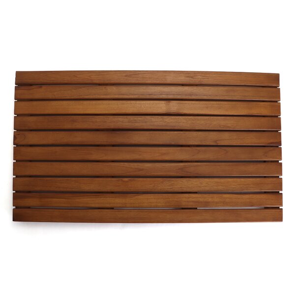 001 Bathroom Wood Strip Floor Doormat Bath Wood Non-slip Mold Resistant Mat  Shower Mat Bamboo Floor - Bath Mats - AliExpress