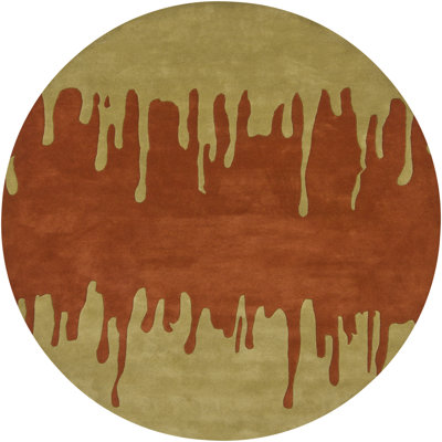 Wool Abstract Indoor Rug