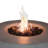 Rashid Round Concrete Propane Smokeless Fire Pit Table-722962298