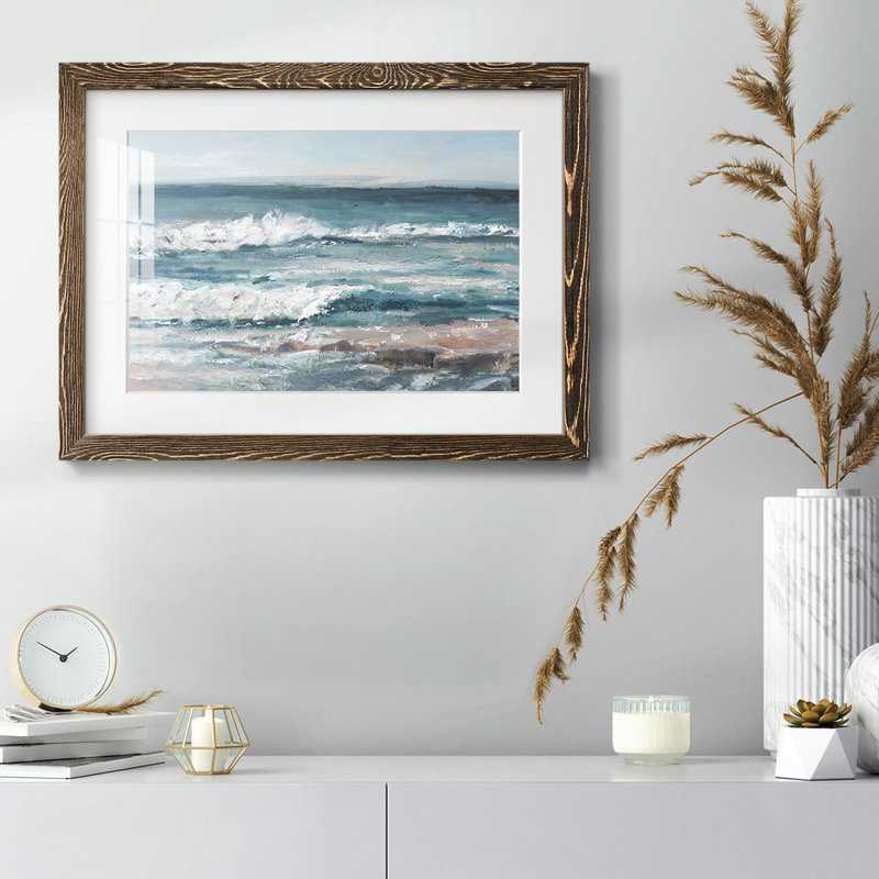 Ocean Breakers I, Noyer, 14" H x 20" W