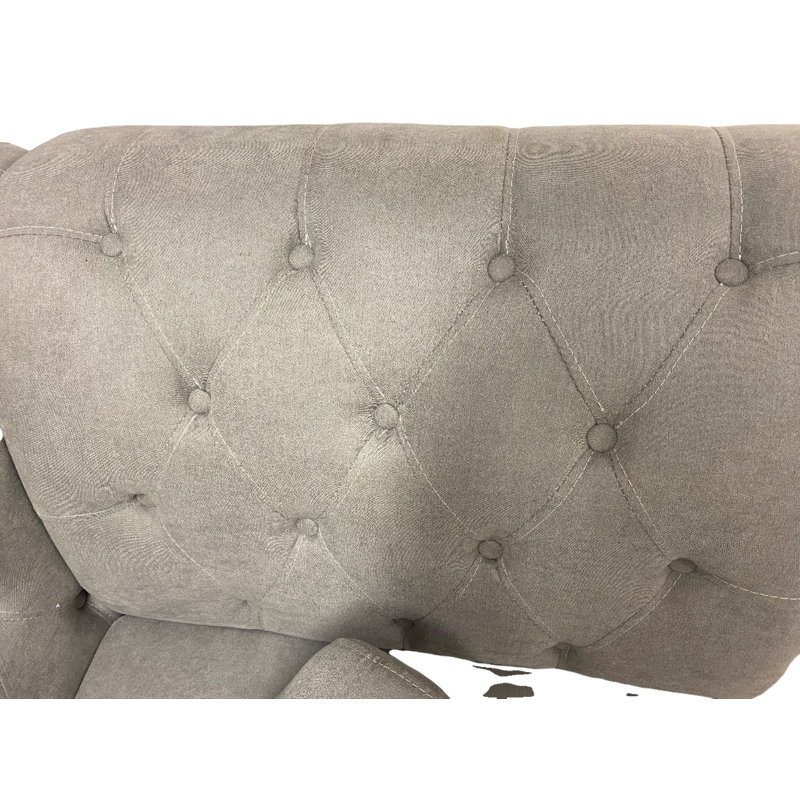 Gladeview Velvet Accent Chair, Grey
