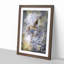 Hawk Bird in a Golden Light in Abstract - Picture Frame Graphic Art Print on MDF-55737702-55737701