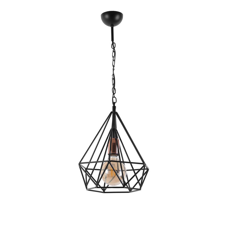 1 - Light Black Unique/Statement Pendant