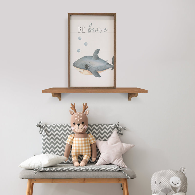 Be Beve Shark - blanc, H 24 po x l 16 po