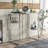 Arlea 42'' Glass Top Console Table