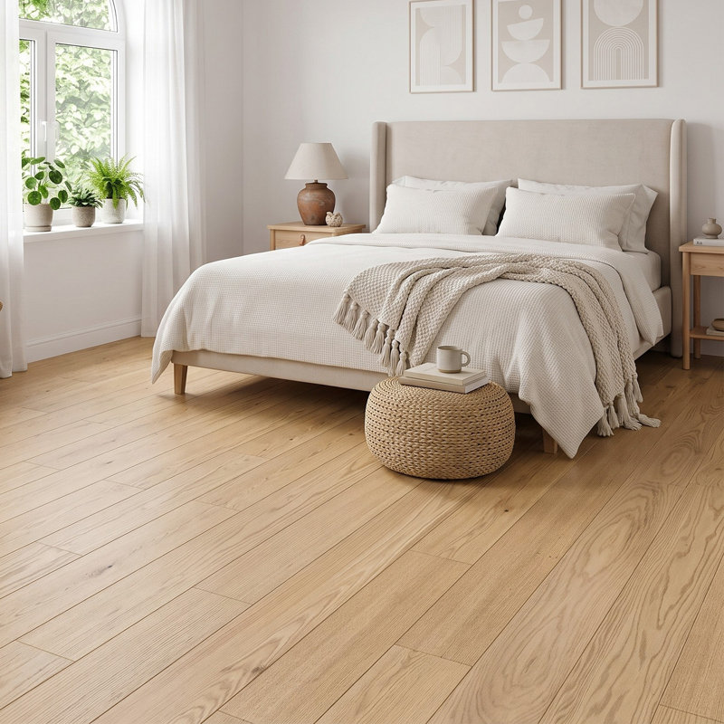 0.59 In. T X 47.64 In. L X 6.5 In. W Tongue And Groove Engineered Hardwood Flooring(4.3 Sq. Ft.) (Set of 2)