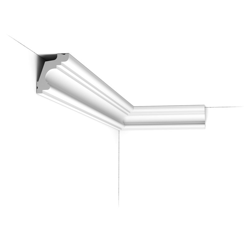Polyuréthane haute densité, blanc apprêté H 2 po x l 78 po x P 1 9/16 po, 1 Pack