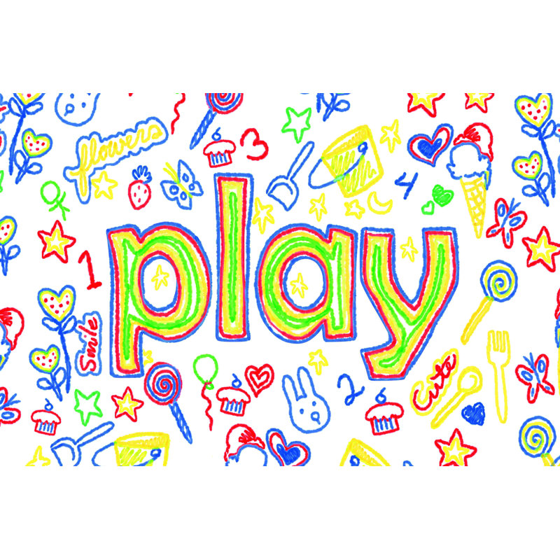 " Play Primary ", 8" H x 12" W