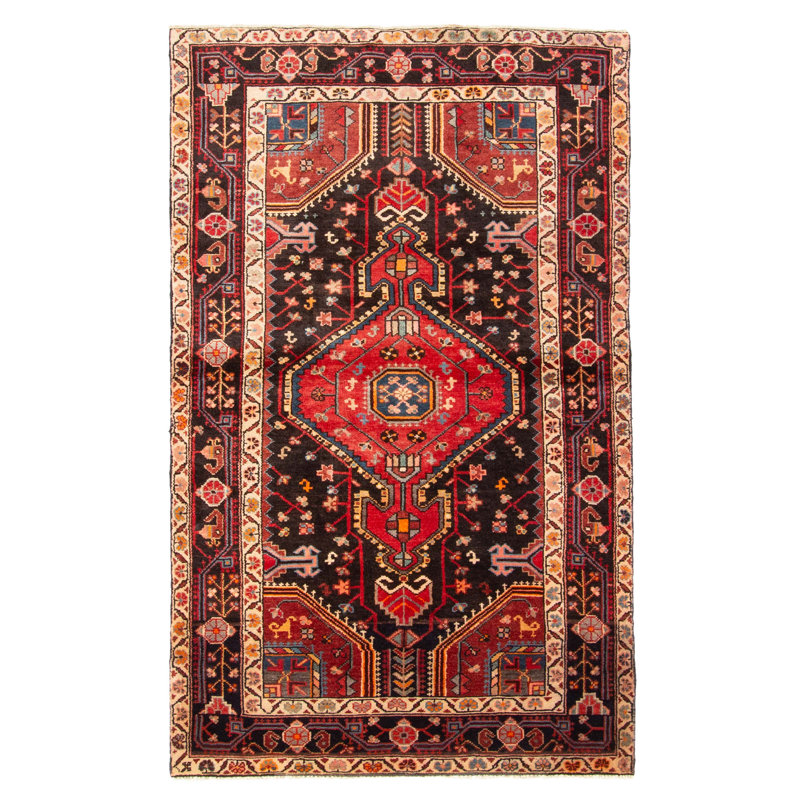 Tapis brun Anatolian Vintage 3 pi 9 po x 6 pi 1 po