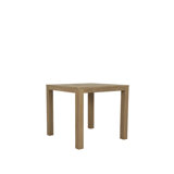 Coastal Teak Outdoor Square Teak Side Table