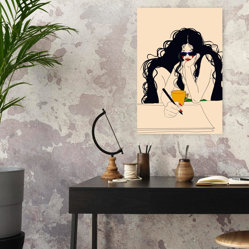 Art contemporain, art mural contemporain, H 24 po x l 16 po