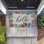 Paillasson Hello Cursive & Floral-120279277