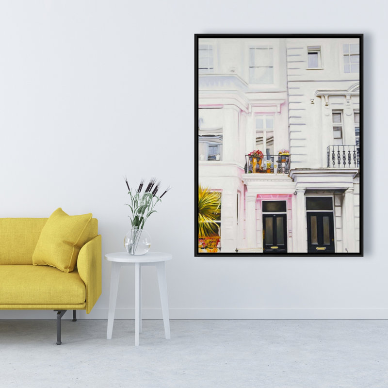 West Coast Houses Print On Canvas