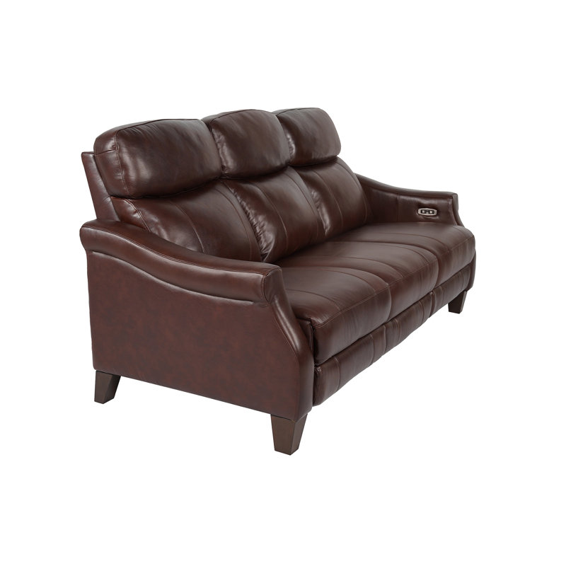 Hongyi Recliner, Brown Leather