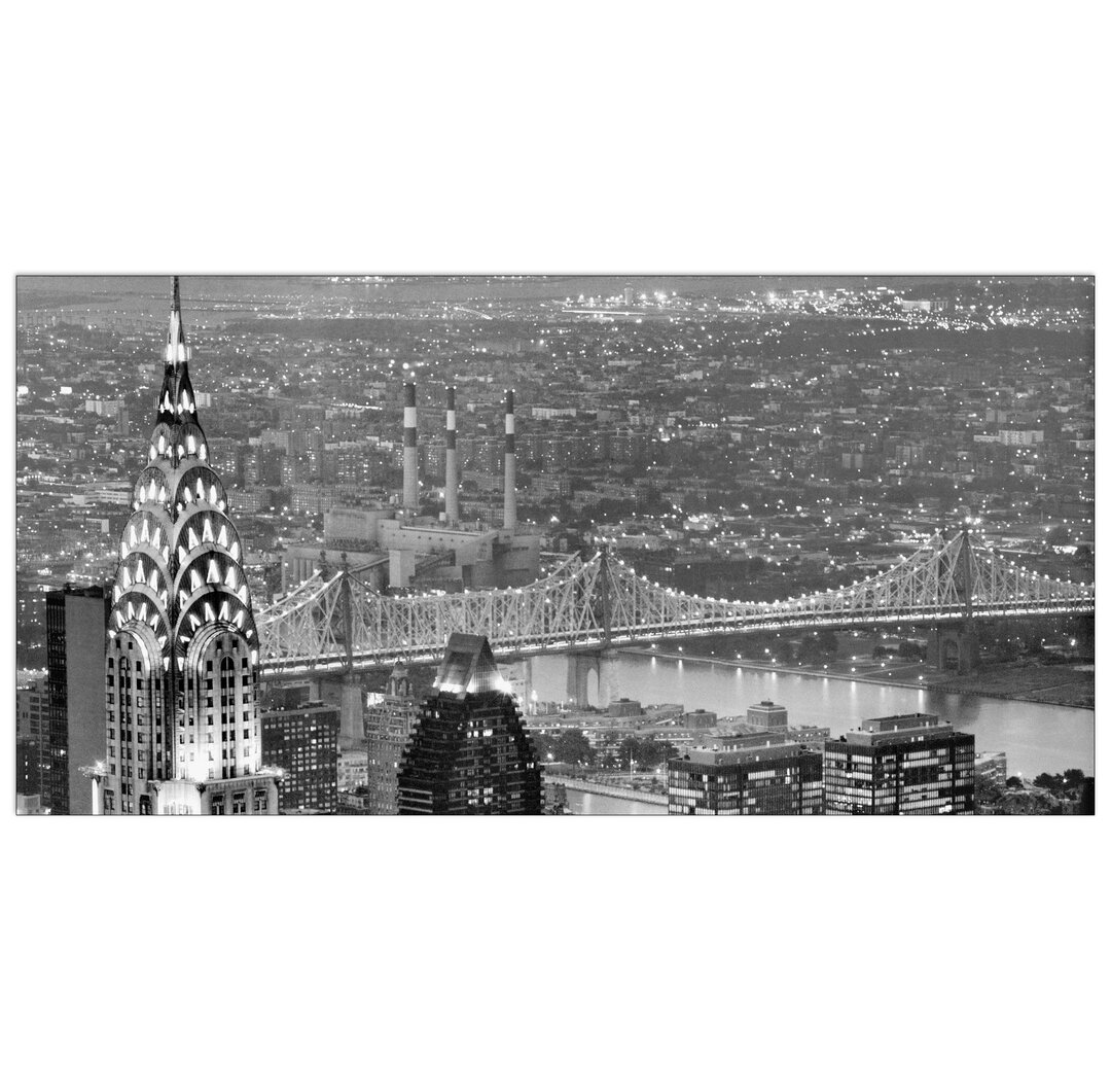 Paneel "Chrysler Building und Queensboro Bridge" von Taner, Fotodruck