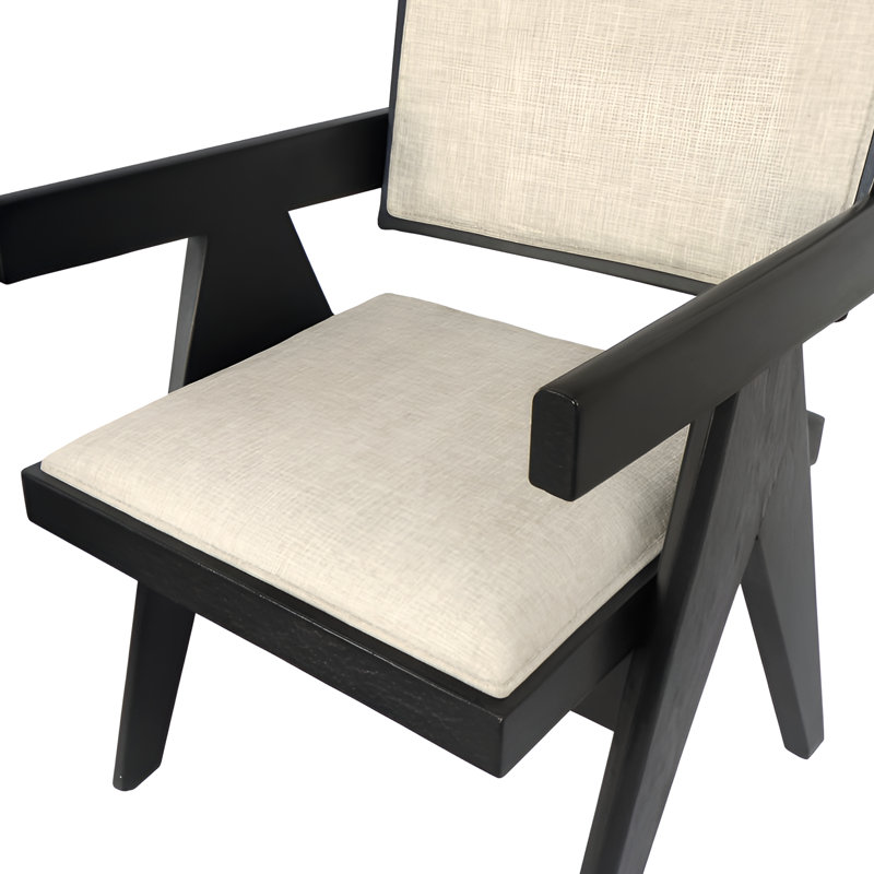 Ensemble de 2 chaises d'appoint Raquel, noir, Black