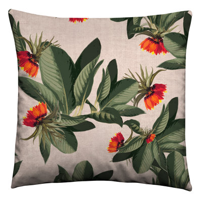 Chalfonte Floral Square Cushion