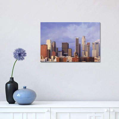 Skyscrapers in a City, City of Los Angeles, Los Angeles County, California, USA #6 1 Piece Wrapped Canvas Wall Art
