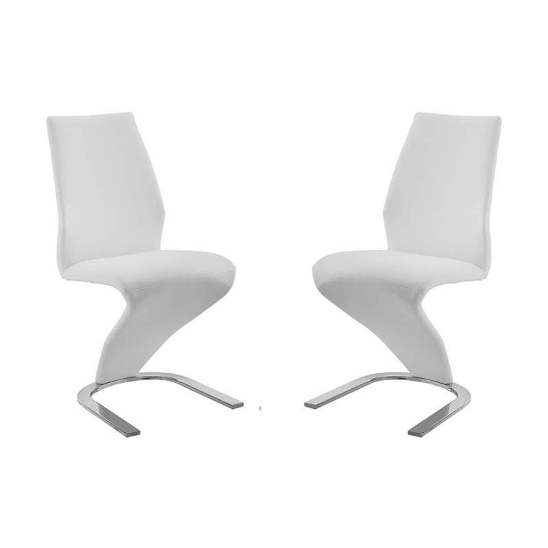 Chaise de salle à manger Cula, Blanc
