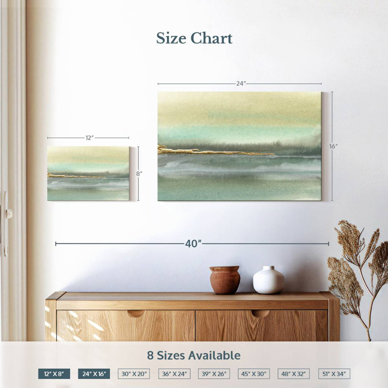 Terre d'or, H 16 po x l 24 po