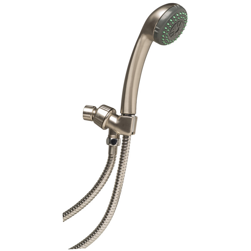 Massage/Jet Handheld Shower Head, Brushed Nickel