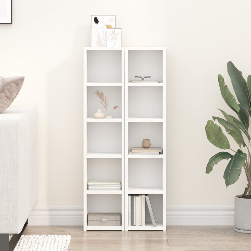 CD Multimedia Storage Rack, White