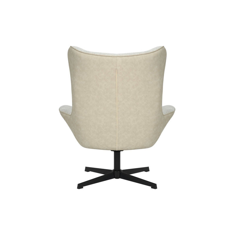 POLSTERSTÜHLE 45cm H Polyester Blend Upholstered Accent Chair, Beige