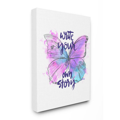 «Écris ton histoire», «Butterfly Wings» par Jennifer Paxton Parker - impression d'art graphique
