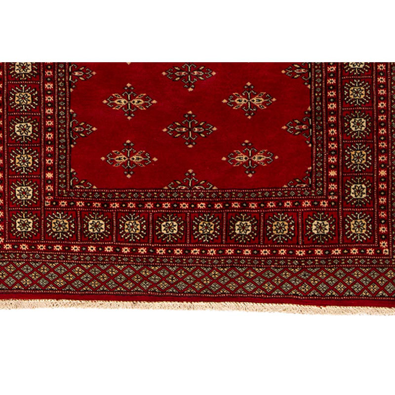 Tapis rouge noué à la main de haute qualité