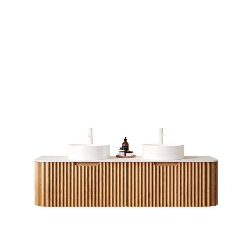 Meuble-lavabo de salle de bain avec éviers, armoire de salle de bain murale avec 2 tiroirs de rangement, meuble-lavabo avec rangement pour la maison