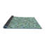 Tapis décoratif à pois blanc cassé/vert Recker-1282033058