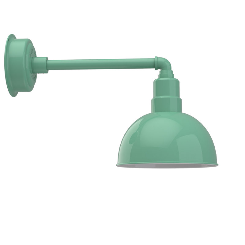 Luminaire de grange d’extérieur, Jade, H 11,62 po x l 10 po x P 21,5 po