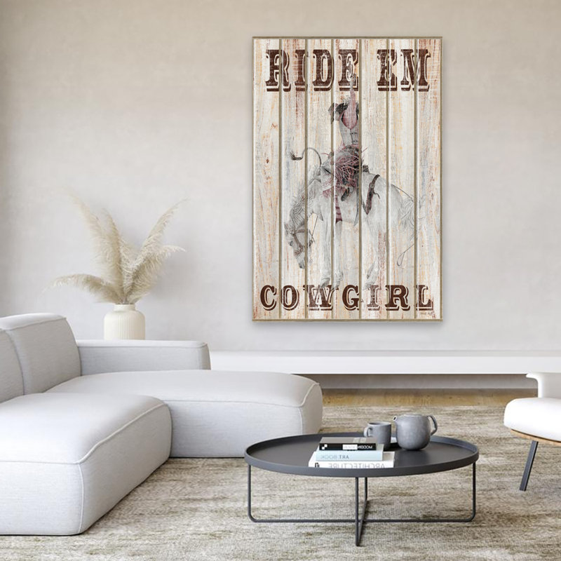 Ride Em Cowgirl, H 60 po x l 40 po