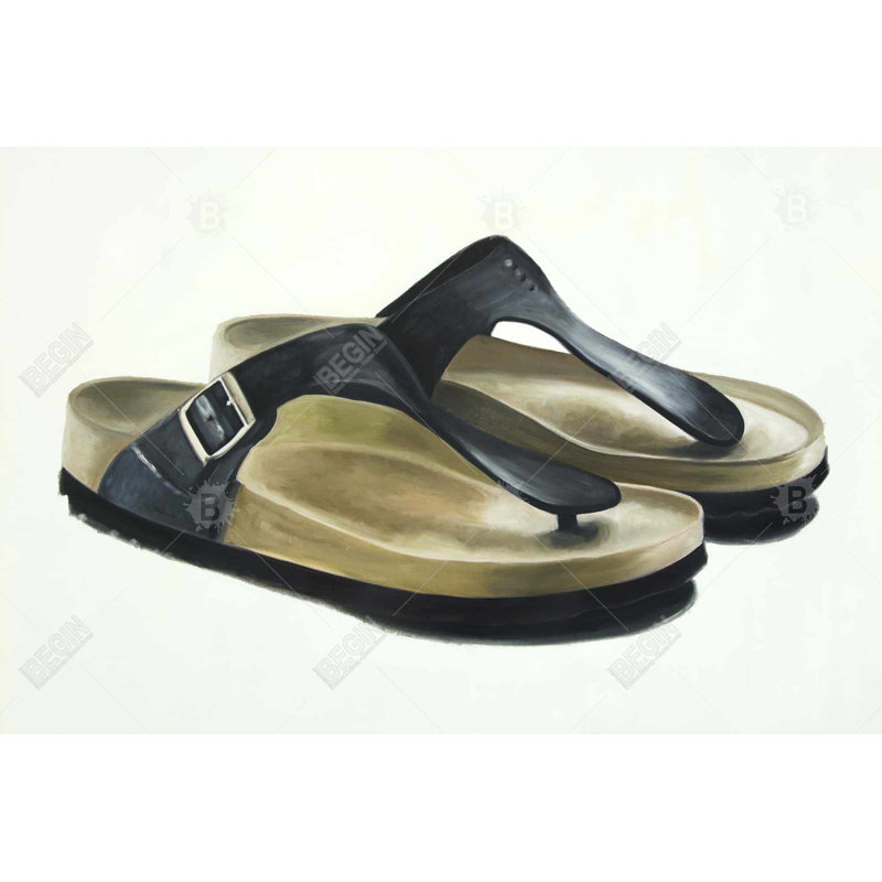 "Sandales", H 24 po x l 36 po