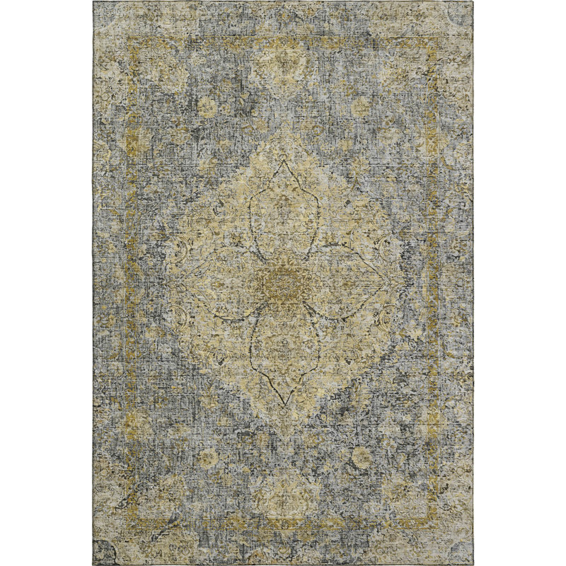 Tapis de qualité supérieure lavable à la machine Mayfield AMF2136 global, 10 pi x 14 pi, Étain