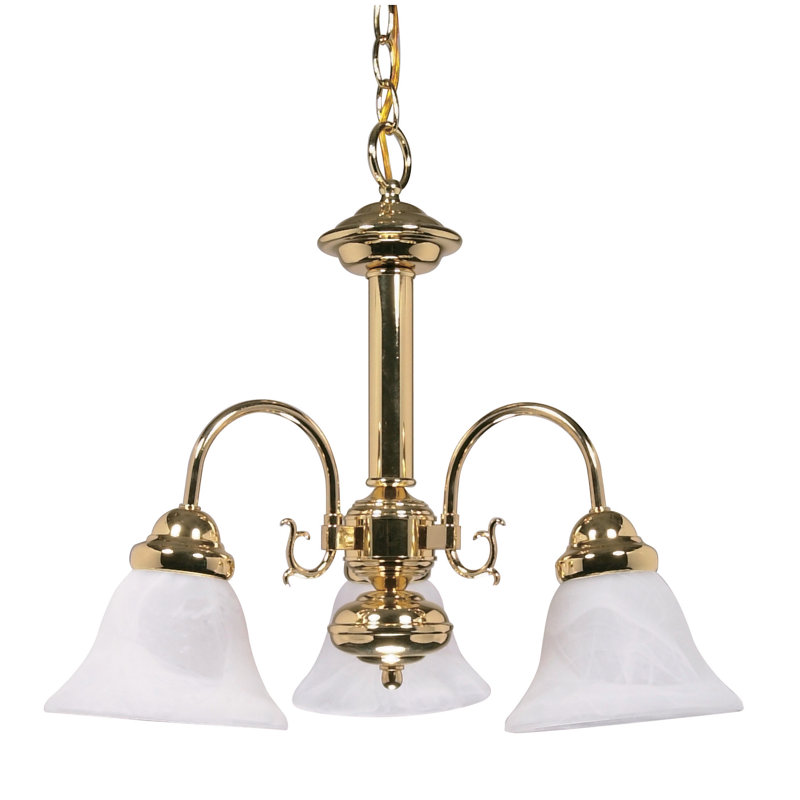 Turcotte 3 - Light Steel Dimmable Chandelier