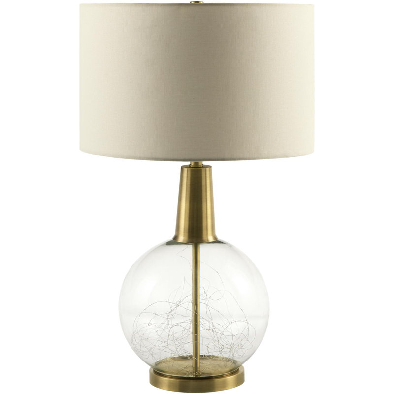 Lampe de table Romain, Tan, Doré
