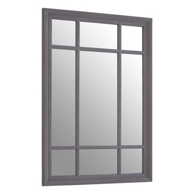 Martinez Solid Wood Concave Wall Mirror