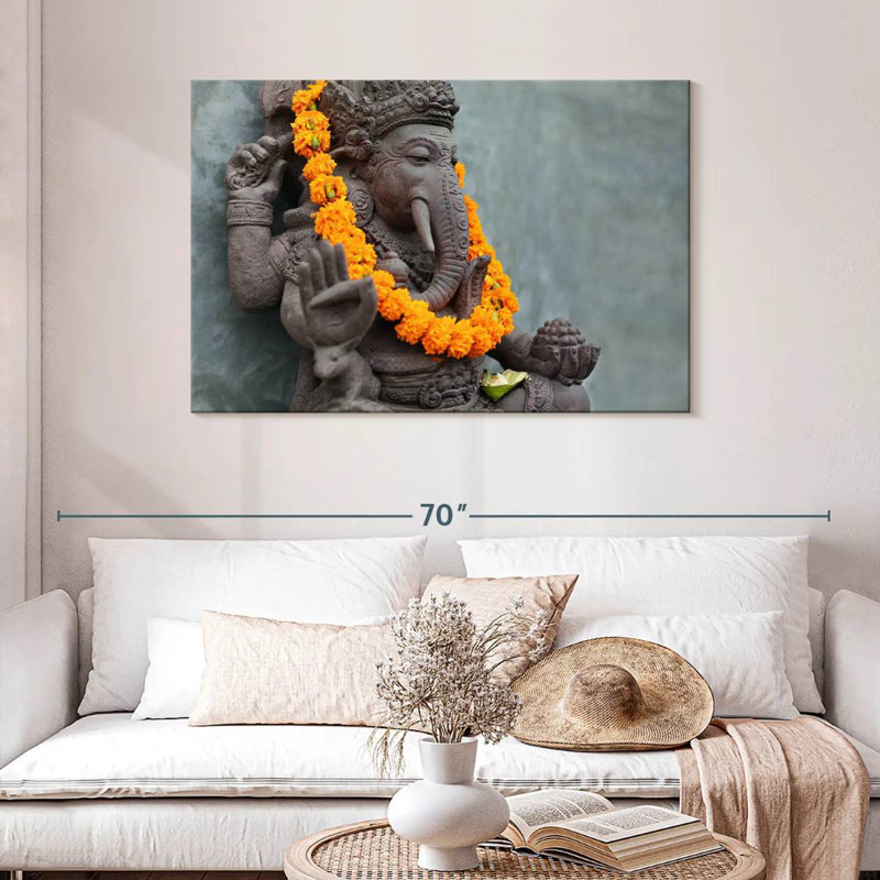 Adella Ganesha Statue, 30" H x 45" W