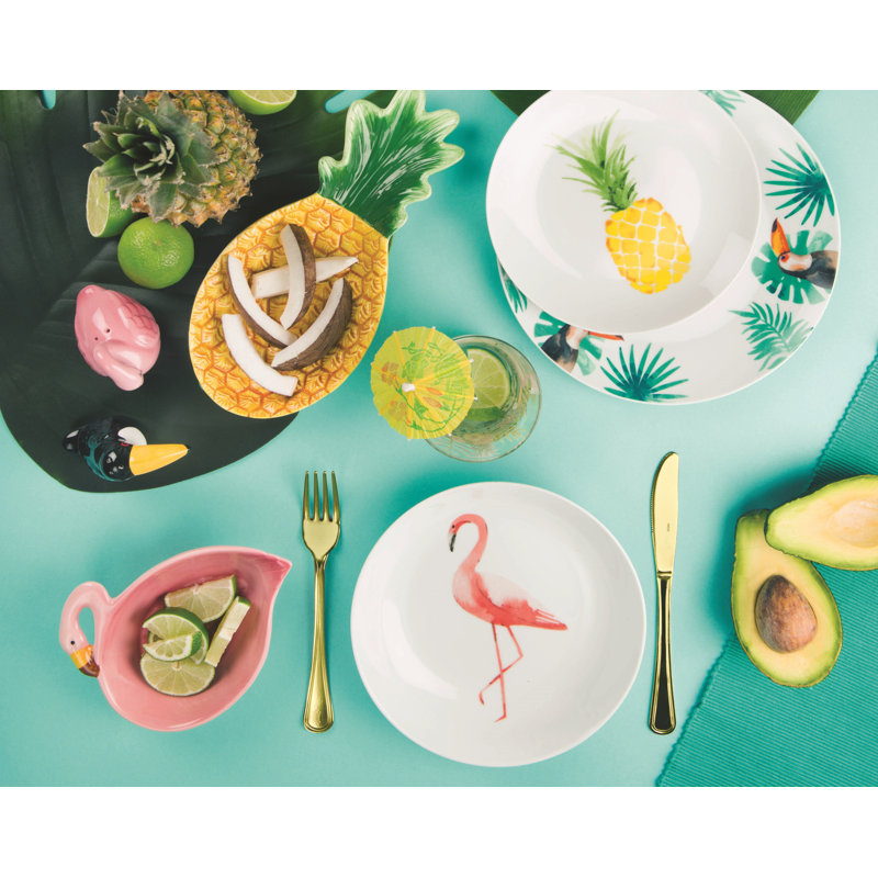 Tropical Oval Bowl (Set Of 4)