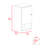 Kensington 1-Shelf Medicine Cabinet Light Grey