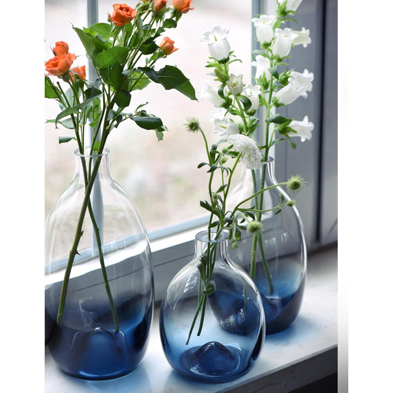 Ensemble de vases en verre
