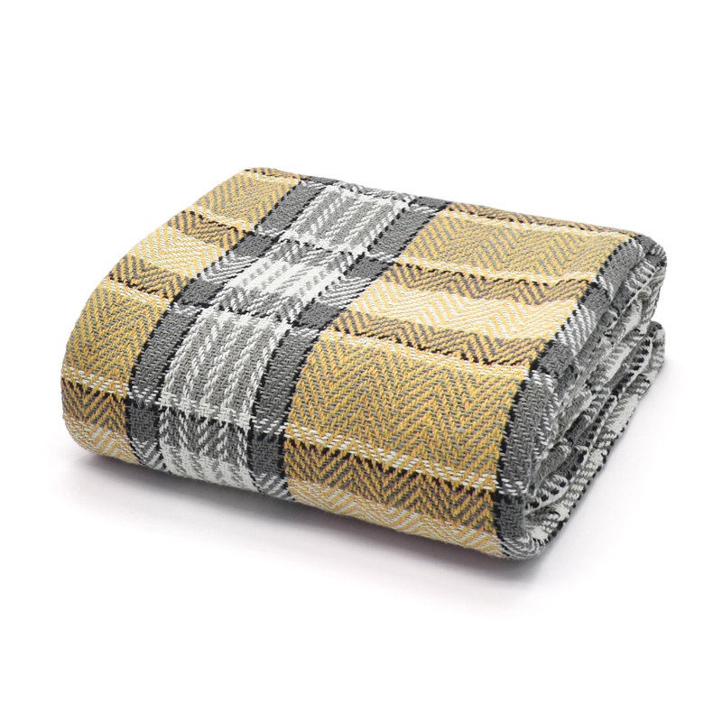 Riascos Throw Blanket, Yellow