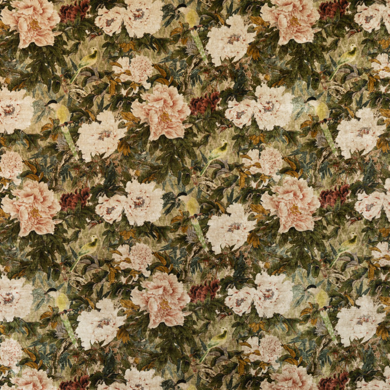 Signature Oriental Garden Performance Fabric, Mole