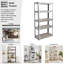 Vida Metal Height -Adjustable Shelving Unit-19298070-19298067